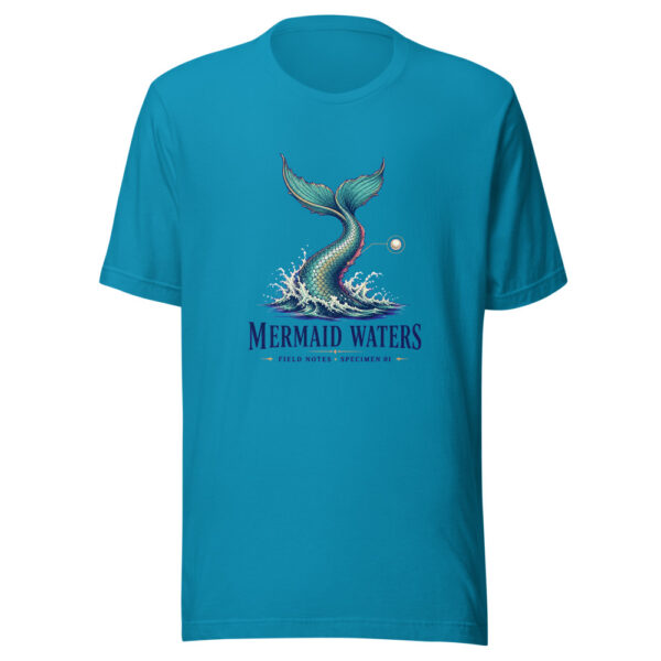 Mermaid Waters — Field Notes, Specimen 01 Coastal-folklore-field-guide Graphic Tee mockup 2