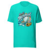 Moonlit Mermaid Crew Graphic Tee mockup 1 Moonlit Mermaid Crew Graphic Tee front view