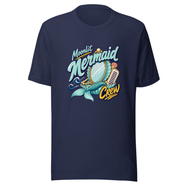 Moonlit Mermaid Crew Graphic Tee mockup 6 Moonlit Mermaid Crew Graphic Tee mockup 6