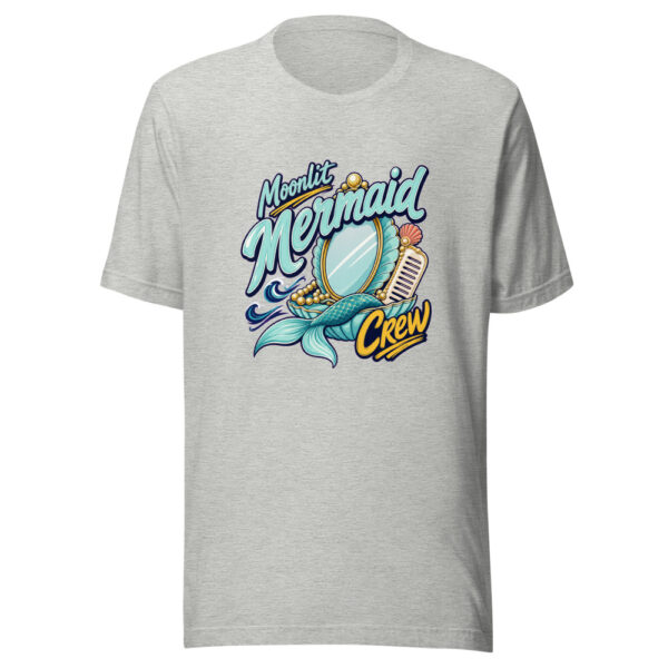 Moonlit Mermaid Crew Graphic Tee mockup 7 Moonlit Mermaid Crew Graphic Tee mockup 7