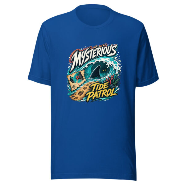 Mysterious Tide Patrol Graphic Tee mockup 3 Mysterious Tide Patrol Graphic Tee mockup 3