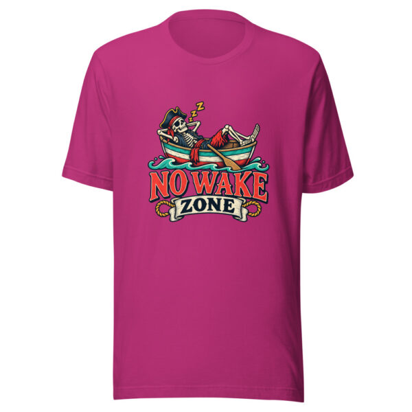 No Wake Zone No-wake-zone Graphic Tee mockup 1 No Wake Zone Graphic Tee front view