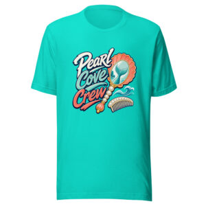Pearl Cove Crew Graphic Tee mockup 1 Pearl Cove Crew Graphic Tee front view