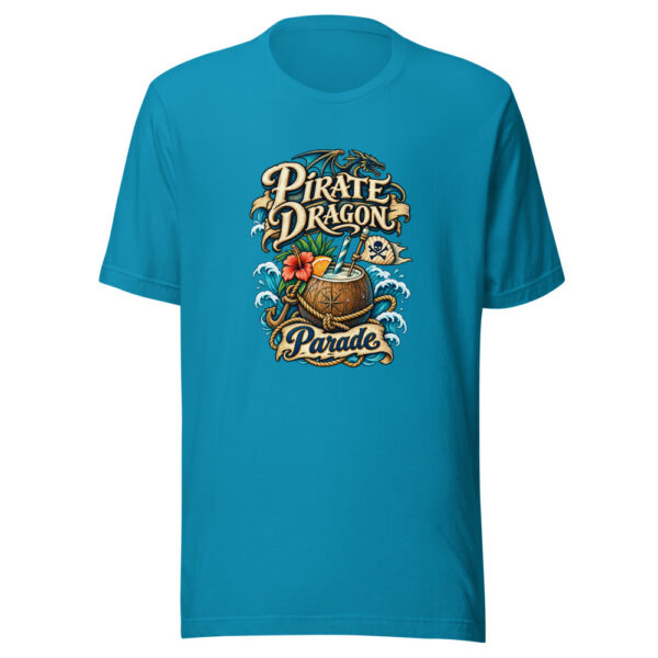 Pirate Dragon Parade Graphic Tee mockup 1 Pirate Dragon Parade Graphic Tee front view