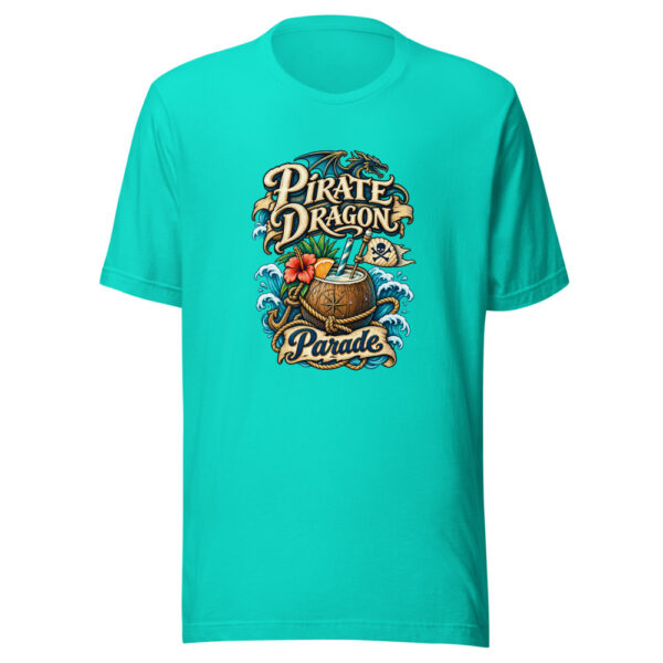 Pirate Dragon Parade Graphic Tee mockup 2 Pirate Dragon Parade Graphic Tee mockup 2