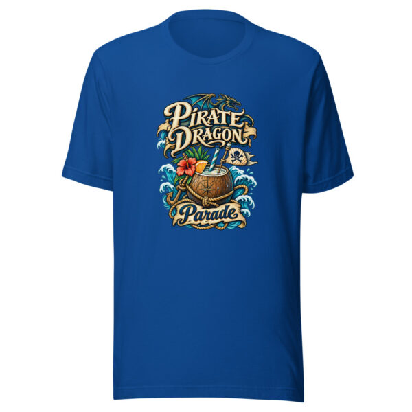 Pirate Dragon Parade Graphic Tee mockup 3 Pirate Dragon Parade Graphic Tee mockup 3