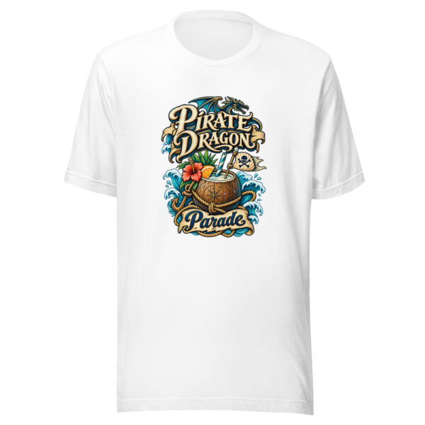 Pirate Dragon Parade Graphic Tee mockup 5 Pirate Dragon Parade Graphic Tee mockup 5