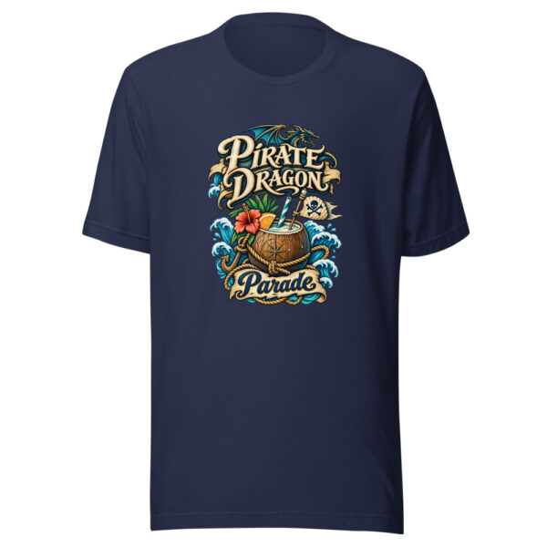 Pirate Dragon Parade Graphic Tee mockup 6 Pirate Dragon Parade Graphic Tee mockup 6