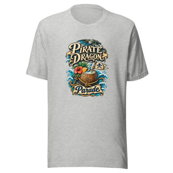 Pirate Dragon Parade Graphic Tee mockup 7 Pirate Dragon Parade Graphic Tee mockup 7
