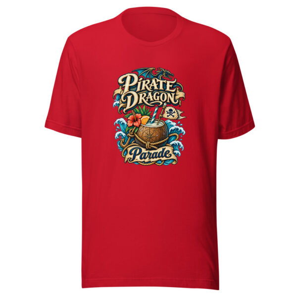 Pirate Dragon Parade Graphic Tee mockup 8 Pirate Dragon Parade Graphic Tee mockup 8