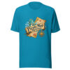 Pirate Map Mythology Graphic Tee mockup 1 Pirate Map Mythology Graphic Tee front view