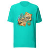 Pirate Map Mythology Graphic Tee mockup 2 Pirate Map Mythology Graphic Tee mockup 2