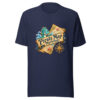 Pirate Map Mythology Graphic Tee mockup 6 Pirate Map Mythology Graphic Tee mockup 6