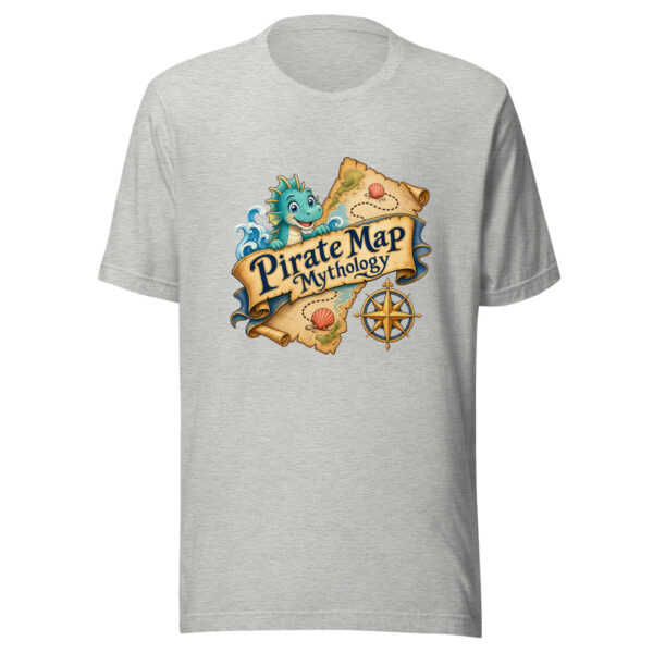 Pirate Map Mythology Graphic Tee mockup 7 Pirate Map Mythology Graphic Tee mockup 7