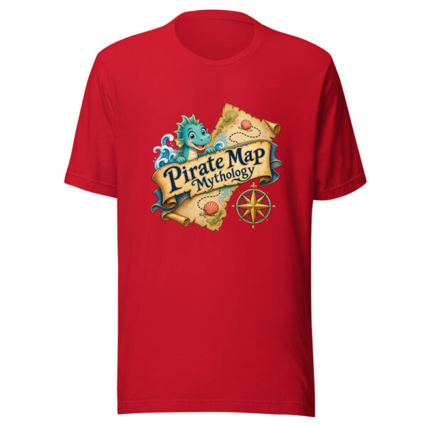 Pirate Map Mythology Graphic Tee mockup 8 Pirate Map Mythology Graphic Tee mockup 8