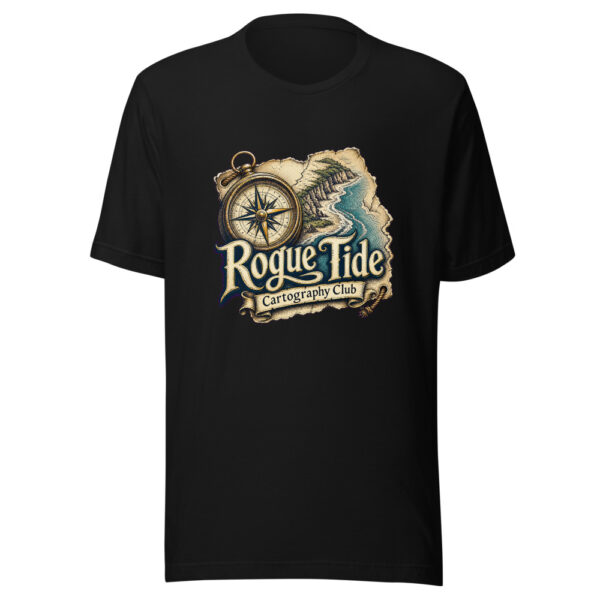 Rogue Tide Cartography Club Graphic Tee mockup 4 Rogue Tide Cartography Club Graphic Tee mockup 4