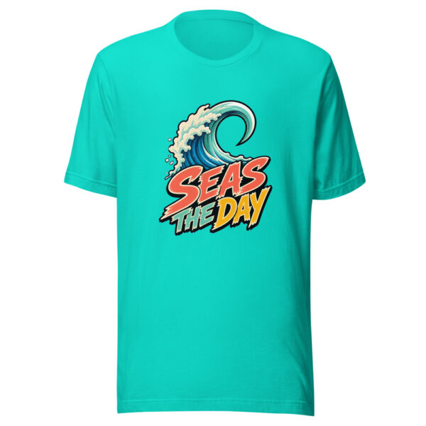 Seas The Day Graphic Tee mockup 3