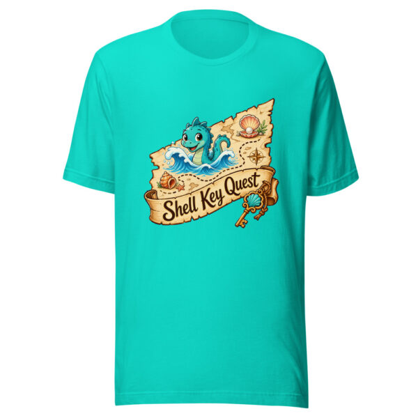 Shell Key Quest Graphic Tee mockup 2 Shell Key Quest Graphic Tee mockup 2
