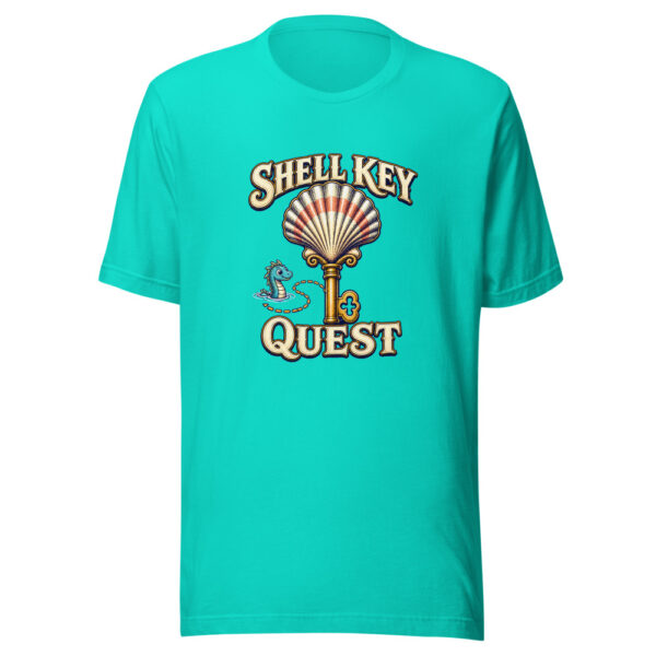 Shell Key Quest Graphic Tee mockup 2