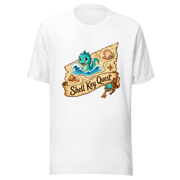 Shell Key Quest Graphic Tee mockup 5 Shell Key Quest Graphic Tee mockup 5