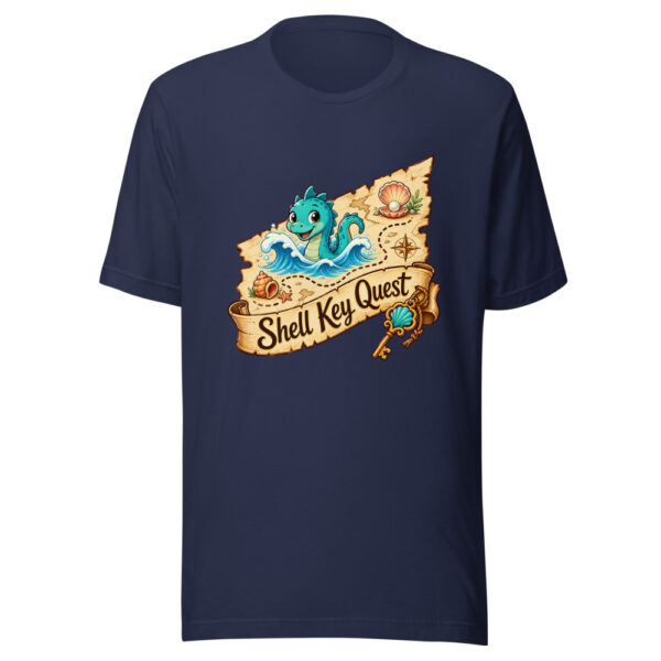 Shell Key Quest Graphic Tee mockup 6 Shell Key Quest Graphic Tee mockup 6
