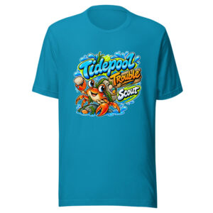 Tidepool Trouble Scout Graphic Tee mockup 1 Tidepool Trouble Scout Graphic Tee front view