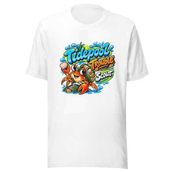 Tidepool Trouble Scout Graphic Tee mockup 5 Tidepool Trouble Scout Graphic Tee mockup 5