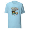 Treasure First. Directions Later. Graphic Tee front view