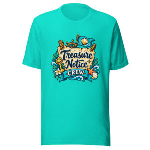 Treasure Notice Crew Graphic Tee front view