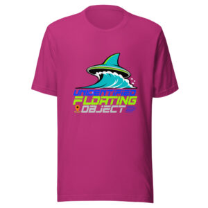Unidentified Floating Object Coastal-cryptid-puns-2026 Graphic Tee front view