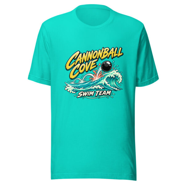 Cannonball Cove Swim Team Cannonball-cove-swim Graphic Tee mockup 3 Cannonball Cove Swim Team Cannonball-cove-swim Graphic Tee mockup 3