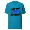Chart Your Own Trouble Graphic Tee mockup 2 Chart Your Own Trouble Graphic Tee mockup 2