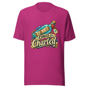 Corked And Charted Graphic Tee mockup 1 Corked And Charted Graphic Tee front view