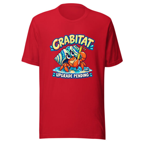 Crabitat Upgrade Pending Hermit-crab-renovation Graphic Tee mockup 8 Crabitat Upgrade Pending Hermit-crab-renovation Graphic Tee mockup 8