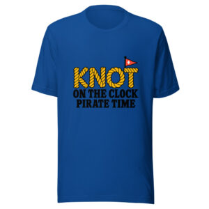 Knot On The Clock Pirate Time Graphic Tee mockup 1 Knot On The Clock Pirate Time Graphic Tee front view