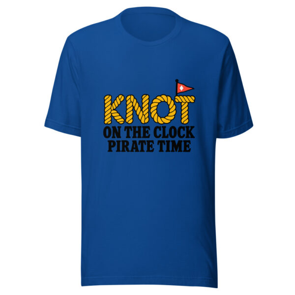 Knot On The Clock Pirate Time Graphic Tee mockup 1 Knot On The Clock Pirate Time Graphic Tee front view