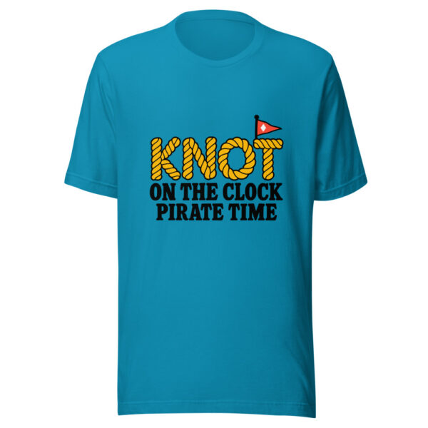 Knot On The Clock Pirate Time Graphic Tee mockup 2 Knot On The Clock Pirate Time Graphic Tee mockup 2