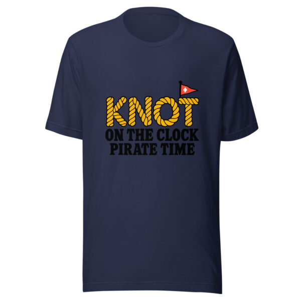 Knot On The Clock Pirate Time Graphic Tee mockup 6 Knot On The Clock Pirate Time Graphic Tee mockup 6