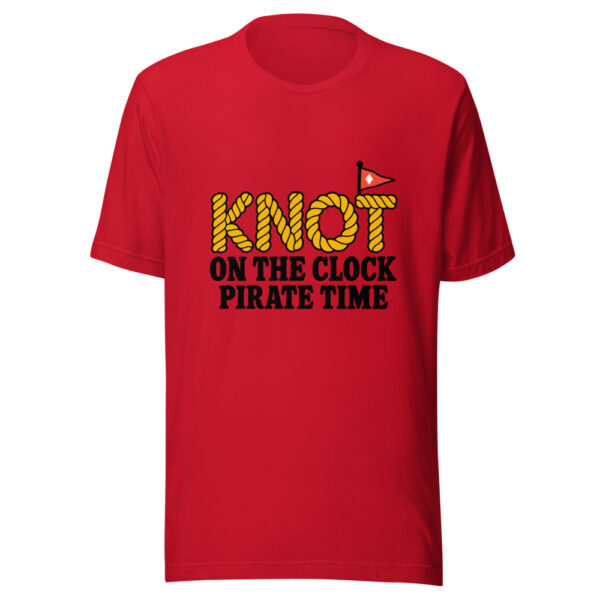 Knot On The Clock Pirate Time Graphic Tee mockup 8 Knot On The Clock Pirate Time Graphic Tee mockup 8