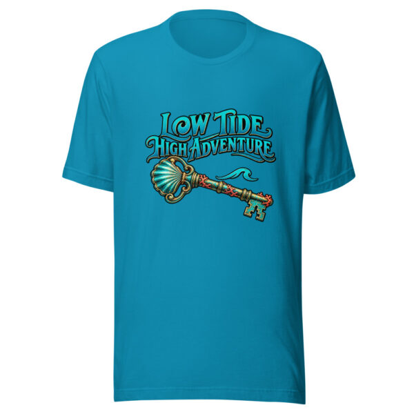 Low Tide High Adventure Graphic Tee mockup 1 Low Tide High Adventure Graphic Tee front view