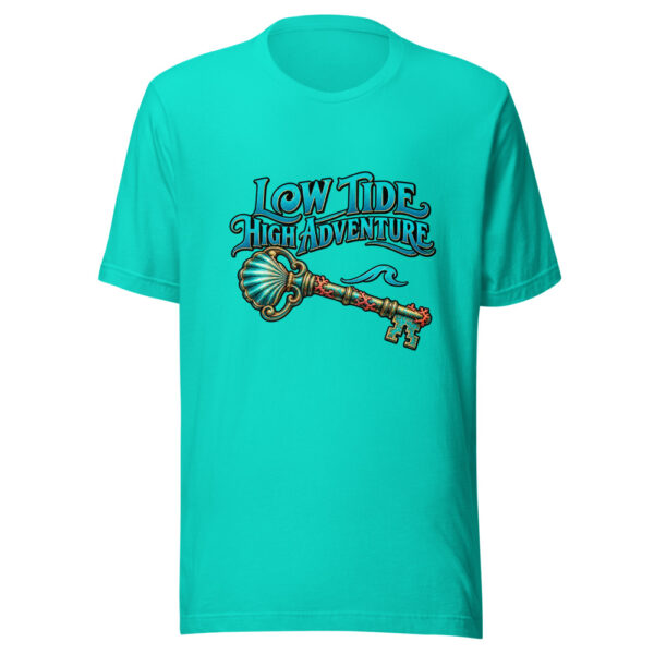 Low Tide High Adventure Graphic Tee mockup 2 Low Tide High Adventure Graphic Tee mockup 2