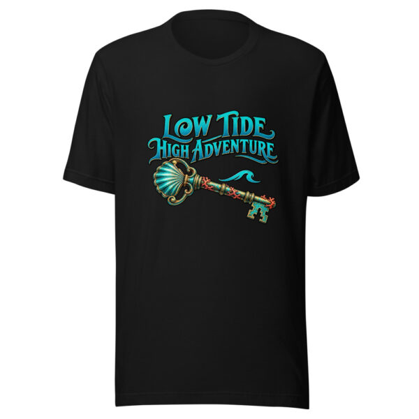 Low Tide High Adventure Graphic Tee mockup 4 Low Tide High Adventure Graphic Tee mockup 4