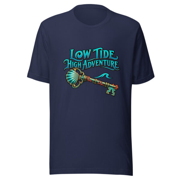 Low Tide High Adventure Graphic Tee mockup 6 Low Tide High Adventure Graphic Tee mockup 6