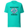 Mermaid Antiques Arrive In Pieces Graphic Tee mockup 2