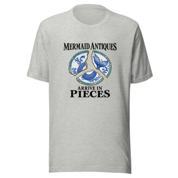 Mermaid Antiques Arrive In Pieces Graphic Tee mockup 7