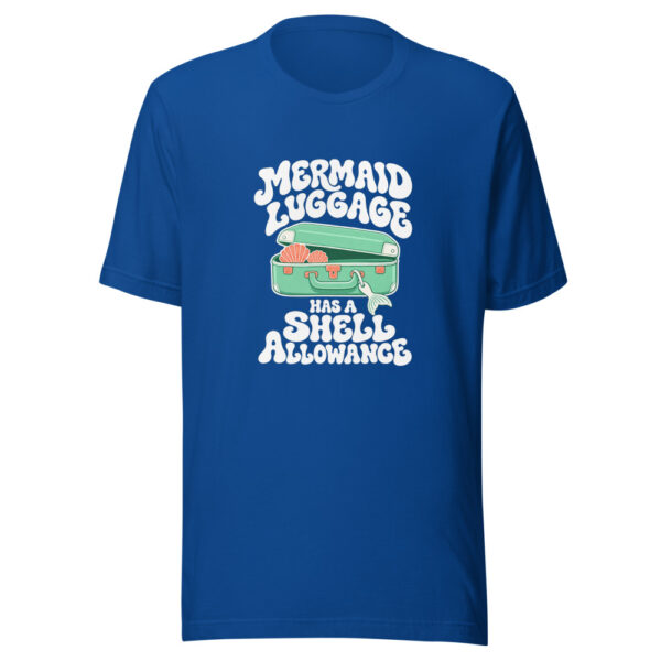 Mermaid Luggage Has A Shell Allowance Graphic Tee mockup 3 Mermaid Luggage Has A Shell Allowance Graphic Tee mockup 3