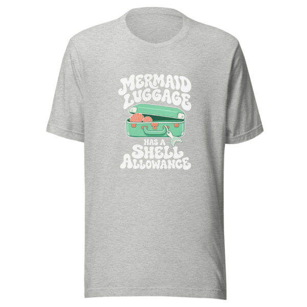 Mermaid Luggage Has A Shell Allowance Graphic Tee mockup 7 Mermaid Luggage Has A Shell Allowance Graphic Tee mockup 7