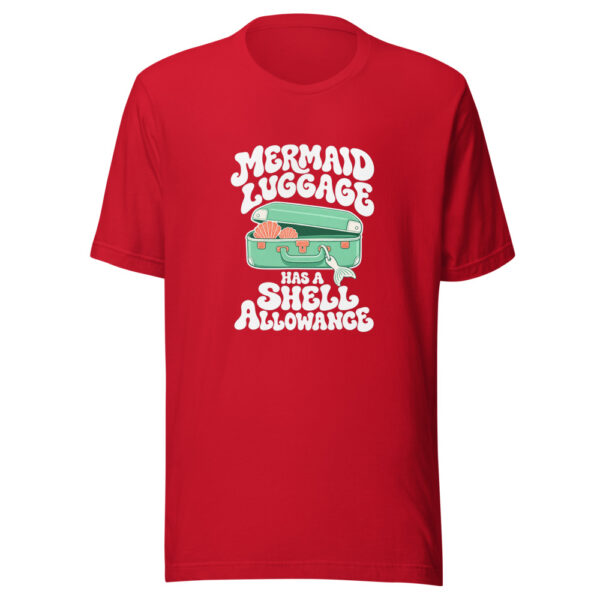 Mermaid Luggage Has A Shell Allowance Graphic Tee mockup 8 Mermaid Luggage Has A Shell Allowance Graphic Tee mockup 8
