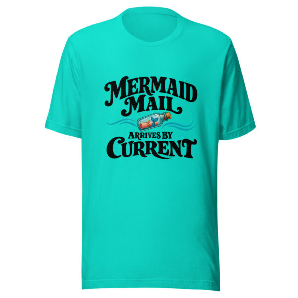 Mermaid Mail Arrives By Current Graphic Tee mockup 2 Mermaid Mail Arrives By Current Graphic Tee mockup 2