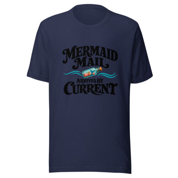 Mermaid Mail Arrives By Current Graphic Tee mockup 6 Mermaid Mail Arrives By Current Graphic Tee mockup 6